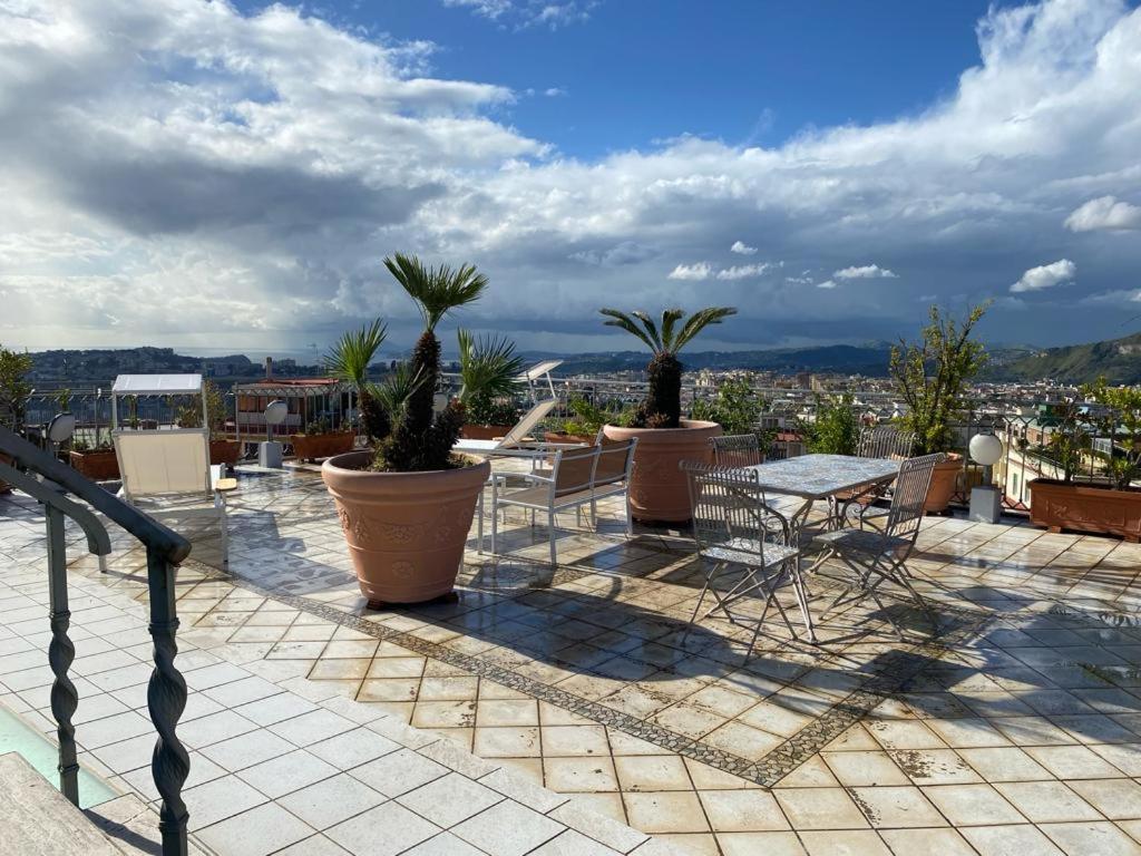 Terrazza Morghen Panoramic Rooftop Napoli Bagian luar foto